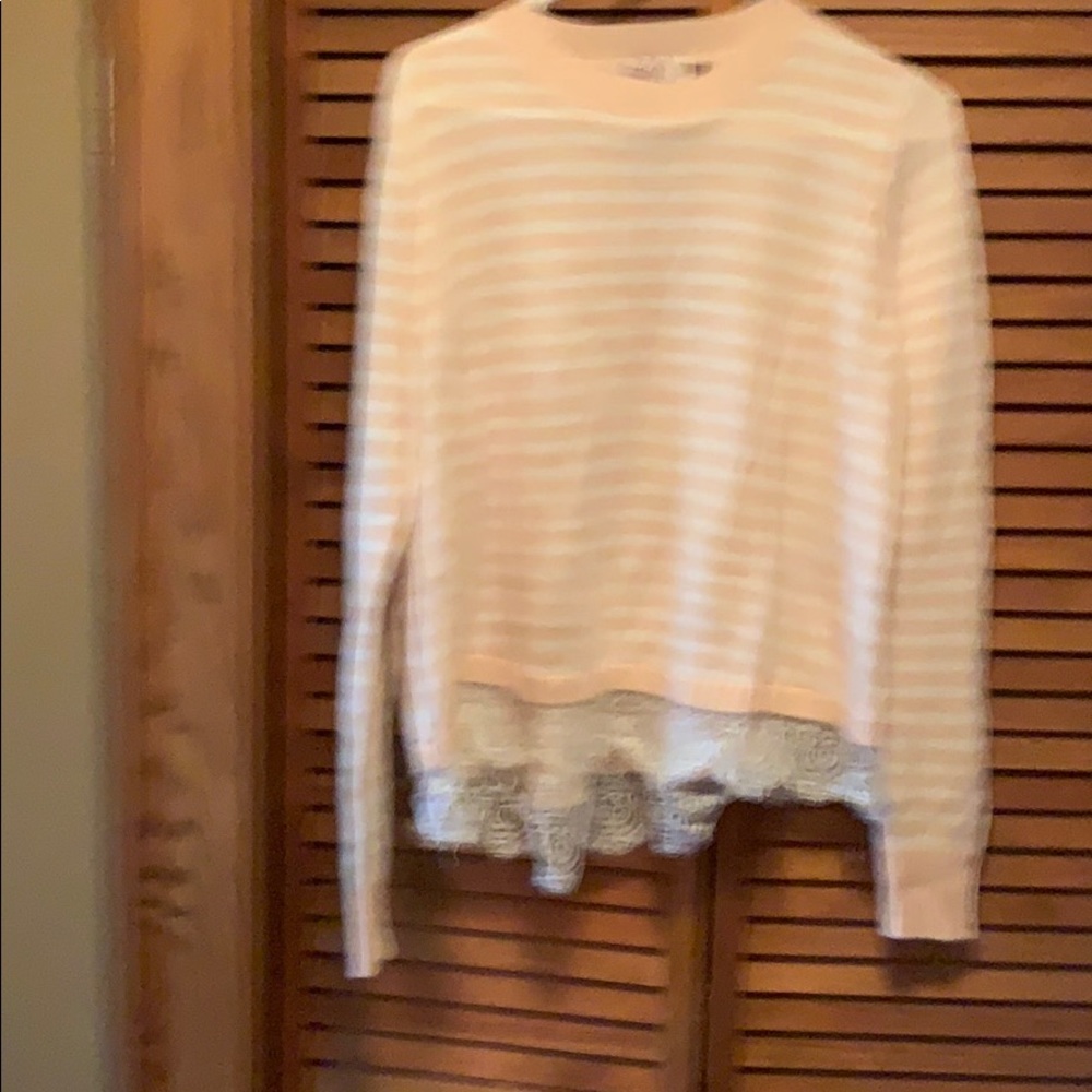 Lace sweater